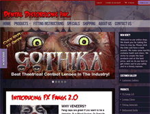Tablet Screenshot of dentaldistortions.com